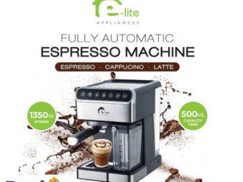 ESPRESSO MACHINE FULLY AUTOMATIC – EEM-020 – 1 YEAR WARRANTY