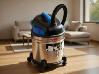 Alpina SF-20-SB Wet & Dry Vaccum Cleaner – Heavy-Duty Stainless Steel Drum, Powerful Multipurpose Cleaning System