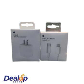 2 Pin PD Fast Charger 20W with USB-C to Lightning Cable for iPhone and all android phones