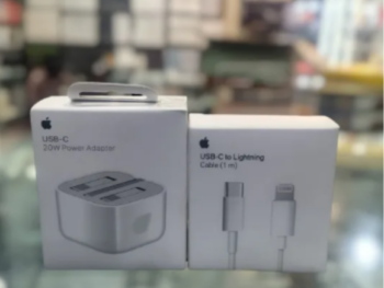 3 Pin PD Fast Charger 20W with USB-C to Lightning Cable for iPhone and all android phones - Fast & Safe Charging