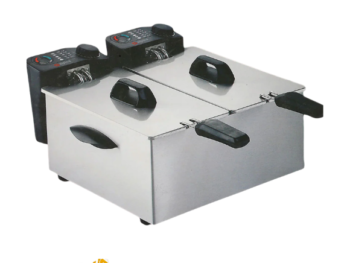 Alpina SF-4008 S.S Deep Fryer Twin bowl 3.5/3.5Ltr 2000/2000W