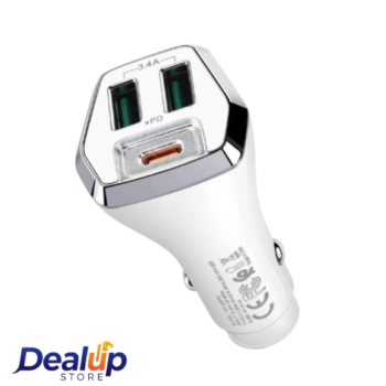 SOVO Easy PD-35W Fast Car Charger (SCR-450PD) | USB-C Power Delivery | Quick Charge Car Adapter