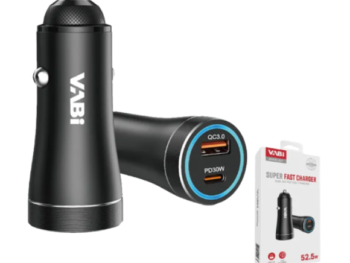VABI C31 52.5W Super Fast Car Charger