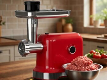 Alpina SF.4017 meat Grinder Sausage Stuffer, RED