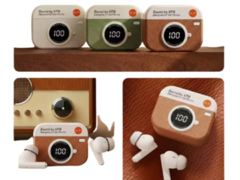X73 Retro Camera Design TWS Wireless Earbuds