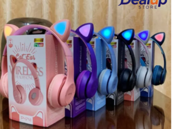 P47M Bluetooth Wireless Headphones Cat Ear Headset