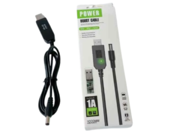 Router Cable WiFi to Powerbank Cable Connector DC 5V 9V 12V USB Cable Boost Converter Step-up Cord for Wifi Router